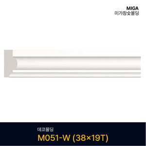 데코몰딩 M051-W (38X19T)