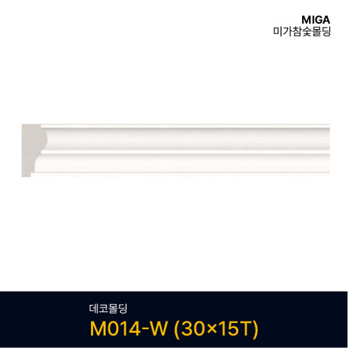 데코몰딩 M014-W (30X15T)